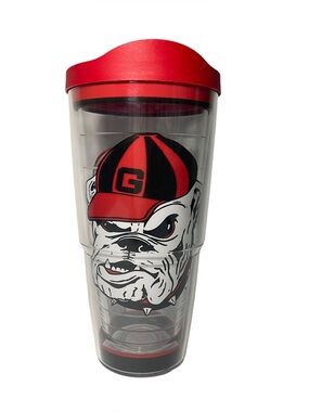 NWT Tervis 24 oz UGA Georgia Bulldogs Tumbler Cup With Lid